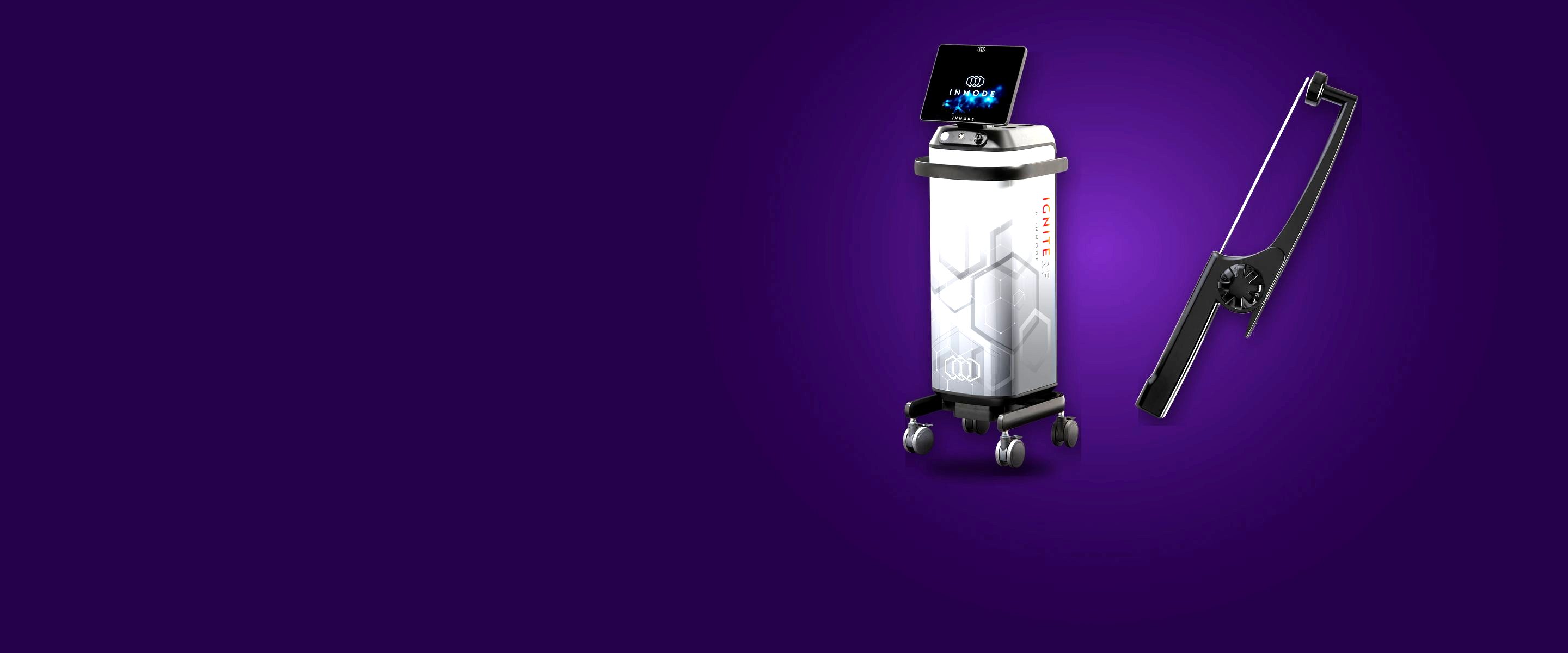 InMode IgniteRF workstation and BodyTite handpiece used by Dr. Carlos Mata in Scottsdale